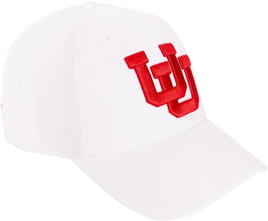 Desert Cactus University of Utah Baseball Hat UT Utes Brimmed Embroidered Hats Cap Adjustable Cloth Strap Adult Type B