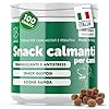 DBLabo Pet - Snack Calmante per Cani e Gatti - Bocconcini Gusto Manzo Calmante Forte per Cani Agitati, Iperattivi, Paura dei Botti - Estratto Freddo 100% Naturale