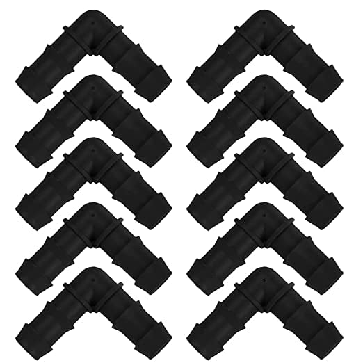 APPSTER 16MM Drip Elbow Connector | Drip Irrigation Accessories for Watering Home Garden Tubing Barbed Connectors | Pipe Joint Connectors, Black - (Pack of 100) (B0BFFFVGWD) Amazon Price History, Amazon Price Tracker