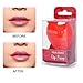 lip pump lip plumper lip enhancer，Soft Silicone Fish Shape Lips Enhancer,Fuller Thicker Mouth Fastly Lip Pumps Bigger Device for Women Female (RED)