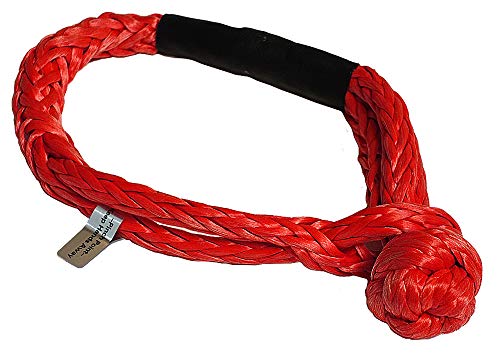 Ranger Soft UHMWPE Synthetic Shackle Rope 1/2 Inch (42,000 LBs Breaking Strength, WLL 15,000 LBs) by