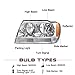 JSBOYAT Headlight Assembly ‎Pair JS-HL-JGC99 Compatible with 1999-2004 Jeep Grand Cherokee Chrome Housing+Amber Reflector Driver and Passenger Side