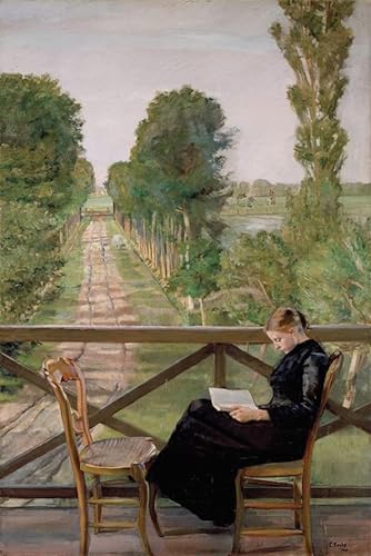 Peinture Villa Britannia Belgique Christian Krohg Affiche Toile Décoration Salon 60x90