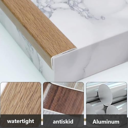 Tira de borde de aluminio flexible y protector de borde de nariz 4