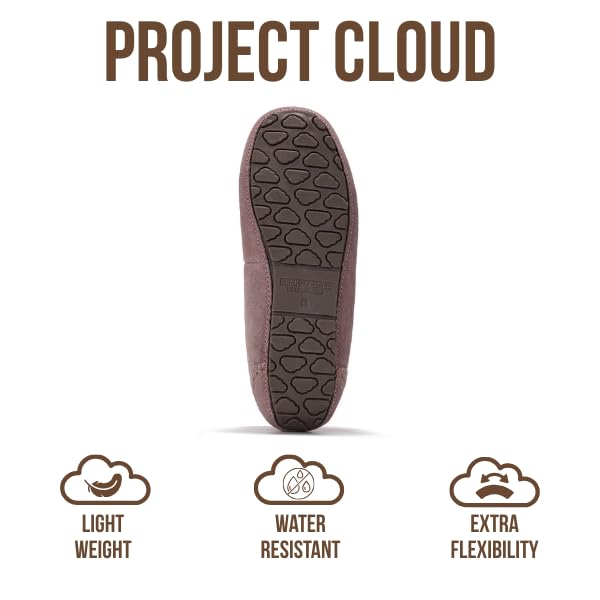 Project Cloud Genuine Leather Loafers for Women - Comfortable Outdoor Slippers for Women Footwear with Memory Foam - Womens Slippers - Stylish Womens Moccasin (Cathi)4