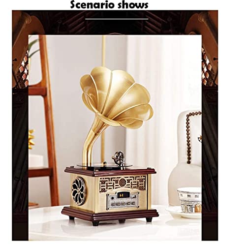 TAISK Haut-Parleur stéréo de Forme de phonographe de phonographe Classique rétro, Tourne-Disque Bluetooth 4.2 Aux- Vie… - Les Beatles, Paul McCartney, John Lennon, RIngo Starr, George Harrison TAISK Haut-Parleur stéréo de Forme de phonographe de phonographe Classique rétro, Tourne-Disque Bluetooth 4.2 Aux- Vie… – Image 6