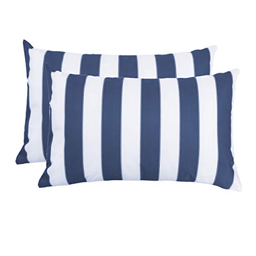 Homey COZY 7H5241-1420-Olivia Accent Pillow, 2 Pack, Navy