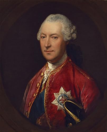 Tableau portrait de Hugh par Gainsborough impression d'art sur toile premium