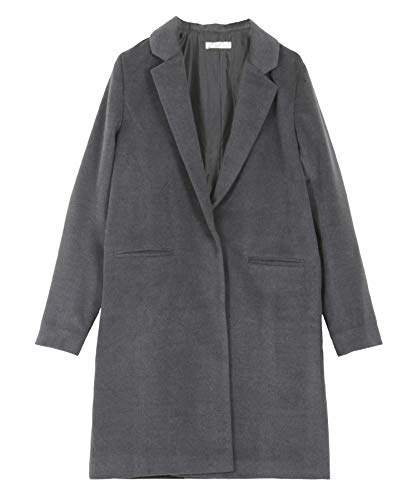 [神戸レタス] シンプル チェスターコート [K844] レディース L ミディアム チャコールグレー