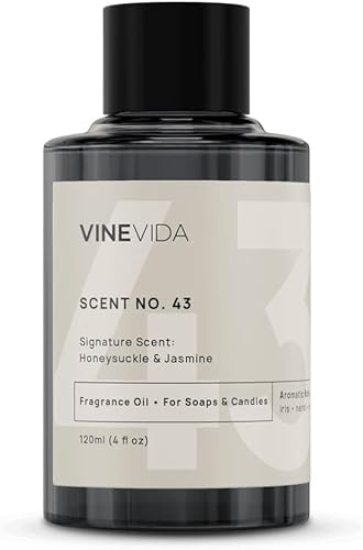 Miniatura 712 de VINEVIDA [4 onzas] Aceite de fragancia de madera de teca de caoba para fabricación de velas y fabricación de jabón, aromas de velas prémium para