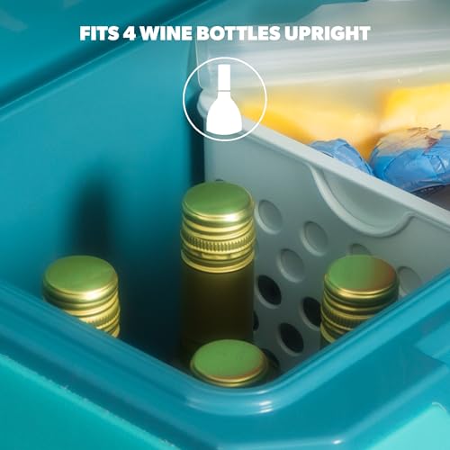 Image of Igloo Tag Along Too Coolers | Insulated Hard Shell Picnic Style Cooler | Rolling Ice Chest