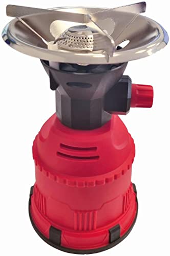 Gazcamp Campingkocher Gaskocher Piezozündung 1,2 kW mit 190g Gaskartusche...