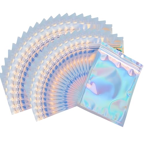La mejor selección de Cierres herméticos comprados en linea. 45 HITHOTMMA Bolsa Holográfica Multiusos,100PCS Bolsas de Herméticas Reutilizables, Bolsas de Almacenamiento,Pouch,Bolsa Ziplock Apta parapara almacenamiento de alimentos, Joyas,...