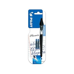 Pilot Vulpen, 2 inktpatronen, gemiddelde dikte, zwart grande zwart