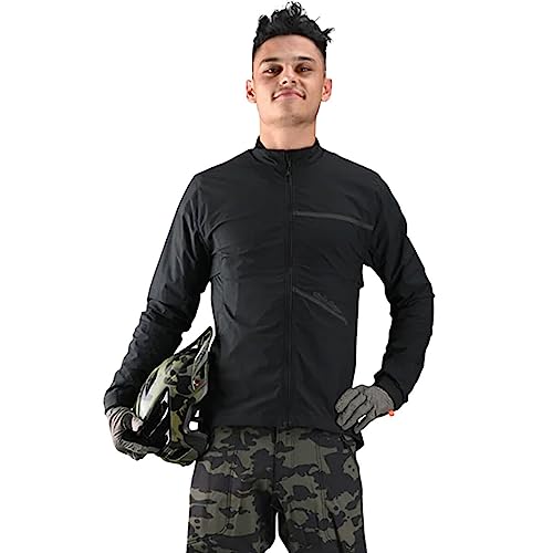 Troy Lee Designs Mens | All Mountain | Mountain Bike | Shuttle Jacket (Black, XL)