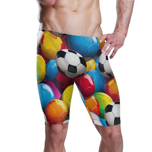Football Soccer Men's Swim Jammers Racing & Training Swimsuit Fast, Flexible,Comfortable XXXL B0400179
