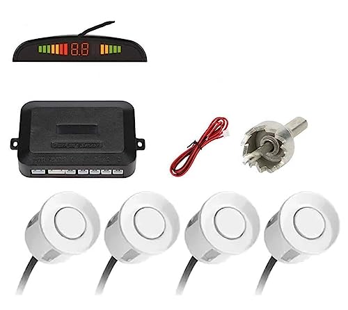 Image of Kozdiko White Reverse Car Parking Sensor for Volkswagen Polo GT
