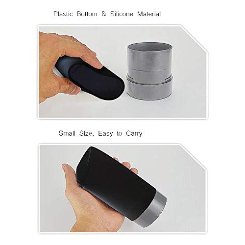 Amfor Mini Car Trash Can With Lid, Washable Silicone Material Fit In Side Door Cup Holder For Receipts, Gum Wrappers Storage #TOP3