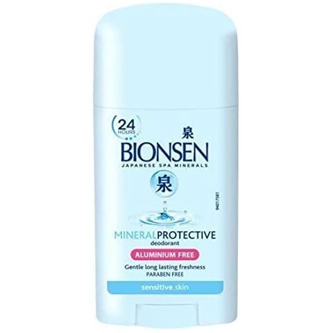SIX PACKS of Bionsen Mineral Protective Deodorant Aluminium Free Stick 40ml Cover