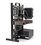 Open Air ITX Case, ITX Computer Case, DIY ITX PC Case, Open Aluminum Frame Chassis Compatible with ITX Motherboards and 17x17/17x19 Motherboards, and Water Cooling Chassis