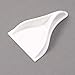HECASA Vortex Generator Universal Shark Fins Diffuser Air Foils Compatible with Suvs, Trucks, Trailer, RV Stick-on White Spoiler Wing 1Pc