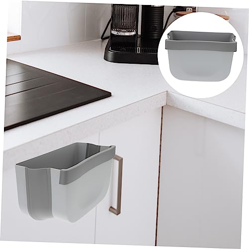 Caneca de basura plegable montada en pared para cocina miniatura 3