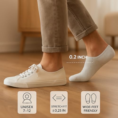 No Show Socks for Women-6 Pairs,Invisible Low Cut Ankle Socks,Non-slip for casual and dressy wear-soft breathable4