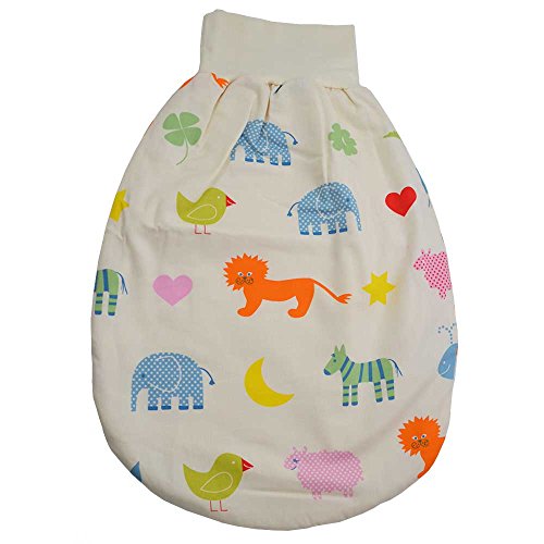 Cotonea, Strampelsack mit Flanellfutter,Arche Noah, Bio Baumwolle Cover