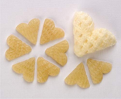 AnuvanFeel The Utsav Ready to Fry 3D Heart Shape Papad _Homemade papad Food Snack Chip_with Chaat Masala (200)