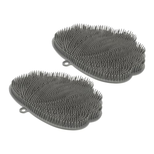 FOMIYES Bathroom Foot Mat Back Scrubber for Men Women Shower Foot Cleaner Anti-Slip Bath Pad -one