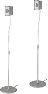 Hama Stojak na głośniki"Slim" srebrny