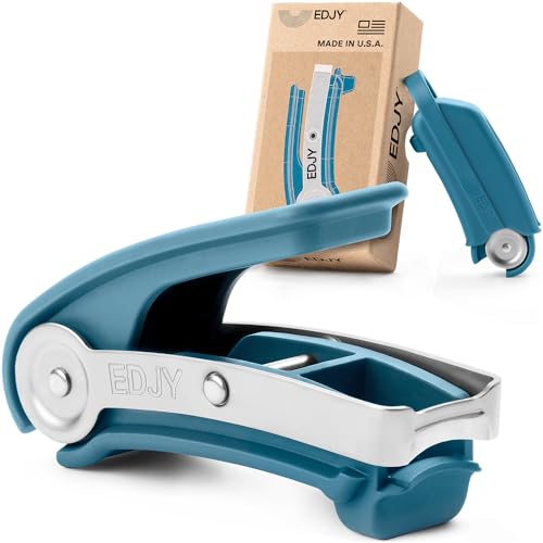 EDJY Toenail Cutter - Precision Stainless Steel Nail Cutter for Toenails | Sharp Blade Ergonomic Design Durable & Rust-Resistant | Ideal for Large and Thick Nails | EDJY Blue