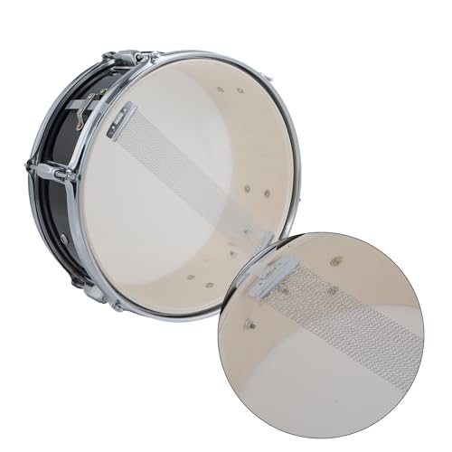 Sunydog 12inch Snare Drum with Drumsticks Shoulder Strap Drum Key, Percussion Instrument for Students Beginners Portable Marching Snare Drum Set (Black) - Thumbnail 3