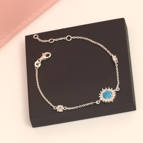 LeCalla 925 Sterling Silver CZ Station Bracelet Lightweight Classic Italian Pearl Zirconia Bracelet for Women Mom Grandma Sisters3