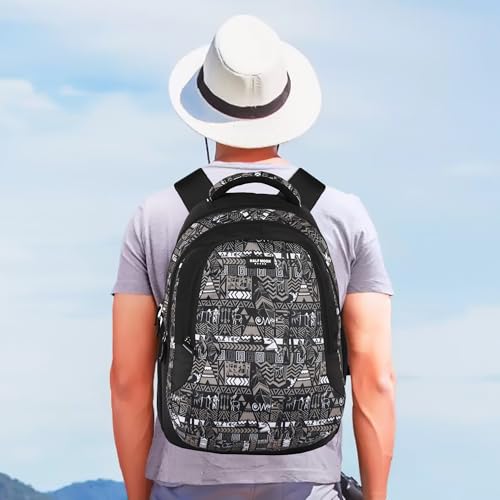 Half Moon Wild Class 5-12 School Bag for Boys Girls | Laptop Bagpack Backpack for Men Women | 3 Zips Stylish And Trendy College Bags for Students (Black and Grey), Black and Grey, M, Casual