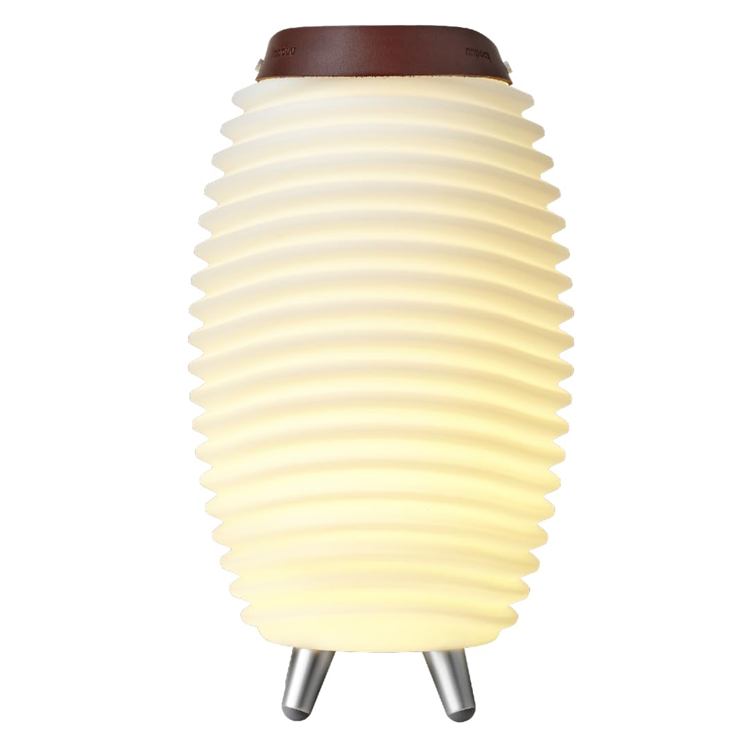 Kooduu Synergy 35 - Bluetooth Lautsprecher mit Lampe - Weinkühler-Funktion | 1,3L Kühlfach - Dimmer mit 4 Stufen - Bis zu 10 Stunden Akkubetrieb - 10W Vollbereich-Sound - TWS-Kopplung - USB-C - 2700K
