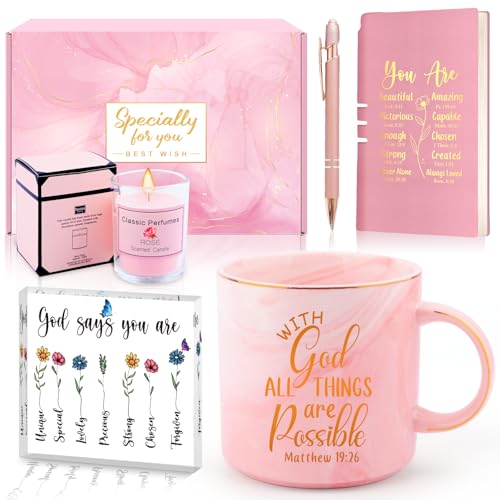 Christian Gifts for Women Faith, Valentines Day Gift Bible Verse Religious Gifts...