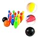 UKCOCO Boys and Girls Bowling Set Years Old Indoor Ball Game Toys for Boys Girls Eco-Friendly Safe Bowling Toys for Party Favors Random Style