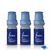 INNOXA Laboratoires - Blaue Formel Augentropfen - Aufhellung des Augenweiß – Befeuchtet gerötete und müde Augen – Originalformel – Made in France – Ohne Konservierungsstoffe - 3x10 ml