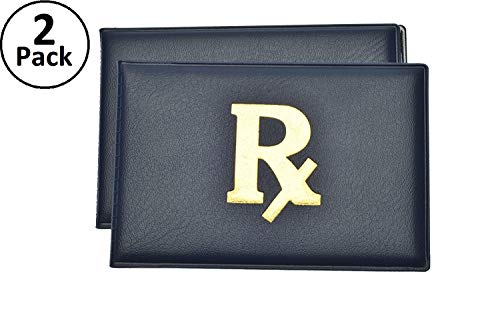 Medicare Card Protector with 2 Clear Card Sleeves - Holds Medical Prescriptions, Health