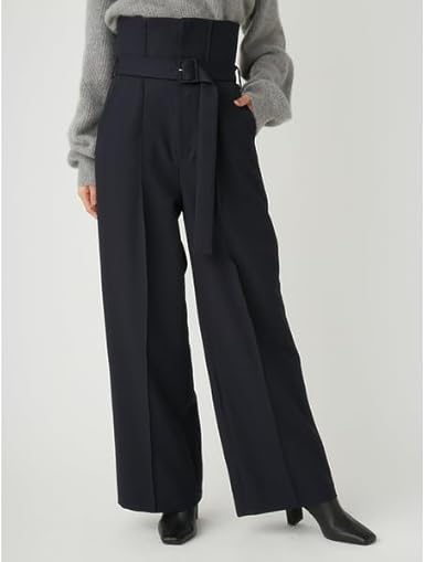 Amazon | [フレイ アイディー] 2wayツイルスーパーハイウエストパンツ