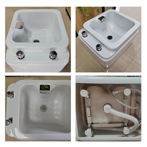 Spa de pies acrílico con masaje para pedicure miniatura 6