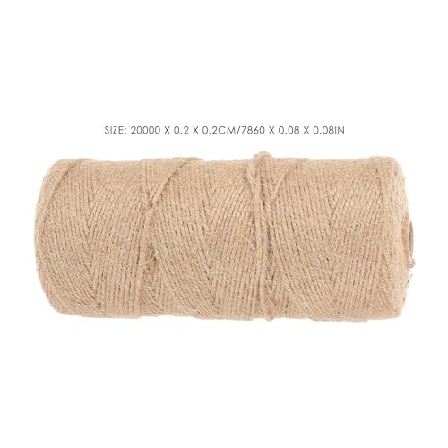 Cuerda de sisal natural para rascador de gatos 1 rollo miniatura 5