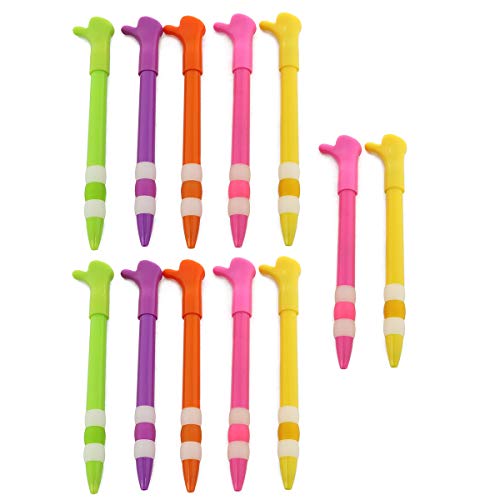 E-outstanding 12PCS Novelty Thumbs Up Ballpoint Pens Lovely Pens Office Supplies for Students and Kids, Mixed Color