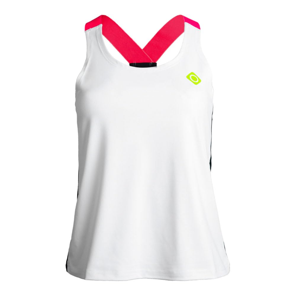 Izas Isaben Top Camiseta de Tirantes Elásticos para Mujer. Ajuste, Transpirable y de Secado Rápido. Confort y Estilo para Tus Entrenamientos de Padel
