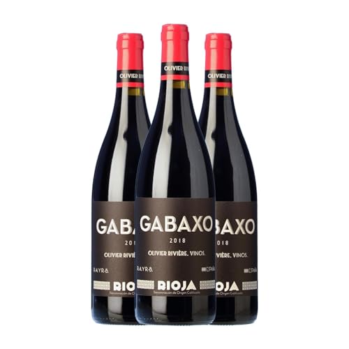 Olivier Rivière Gabaxo Rioja Joven 75 cl Vino tinto (Caja de 3 Botellas de 75 cl)