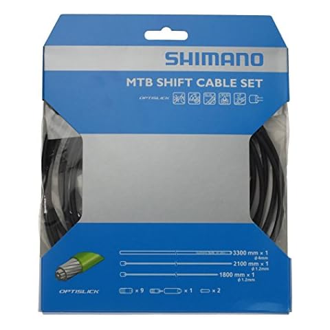SHIMANO MTB Optislick Schaltkabel Set schwarz Cover