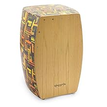 Set your own tone! - 4 adjustable cajon snare strings, 2 each playing side can be tuned to your perfect tone Feel the bass – integrated cajon bass tube adds low frequency punch to your cajon 48cm x 29cm adjustable natural wood playing surface Ideal f...