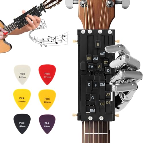 Portable Guitar Chord Presser Helper/Trainer for Acoustic Guitar Beginner & Arthritis Tool