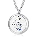 Produktbild Aromatherapie-Anhänger 316L Edelstahl 30Mm Magnetische Aromatherapie Medaillon Halskette Silber Farbe Ätherisches Öl Diffusor Halskette Schmuck